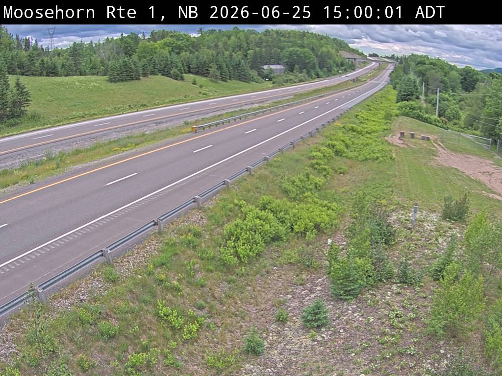 Web Cam image of Moosehorn Creek (NB Highway 1)