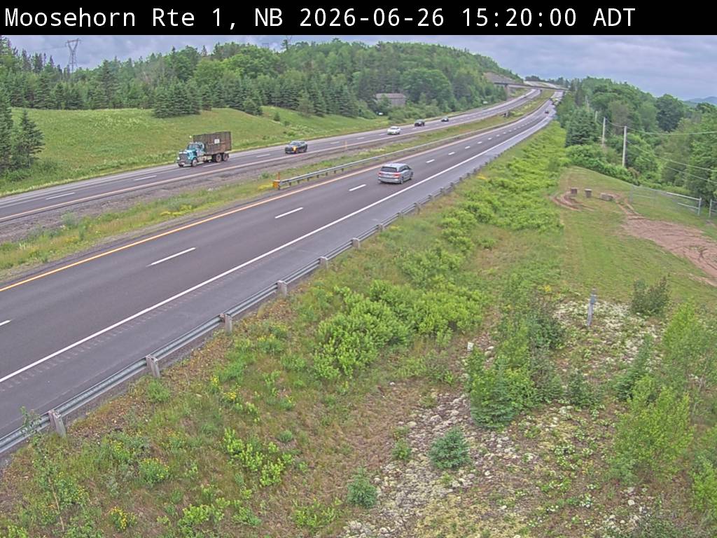 Web Cam image of Moosehorn Creek (NB Highway 1)