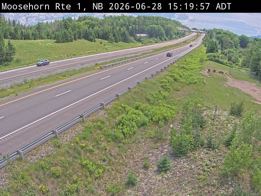 Web Cam image of Moosehorn Creek (NB Highway 1)