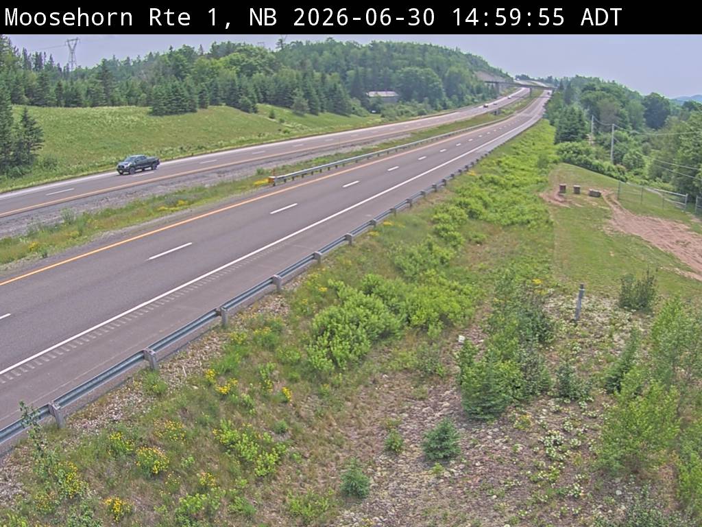 Web Cam image of Moosehorn Creek (NB Highway 1)