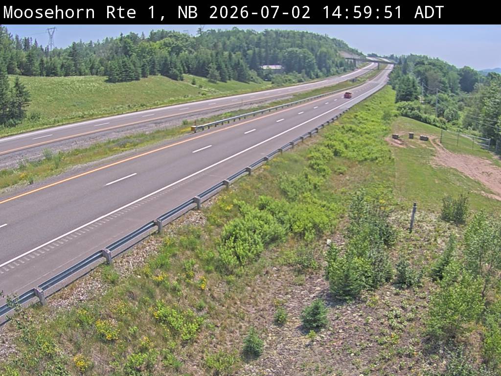 Web Cam image of Moosehorn Creek (NB Highway 1)