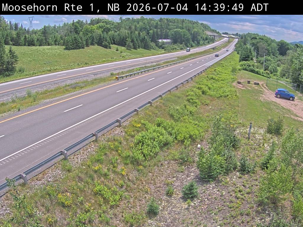 Web Cam image of Moosehorn Creek (NB Highway 1)