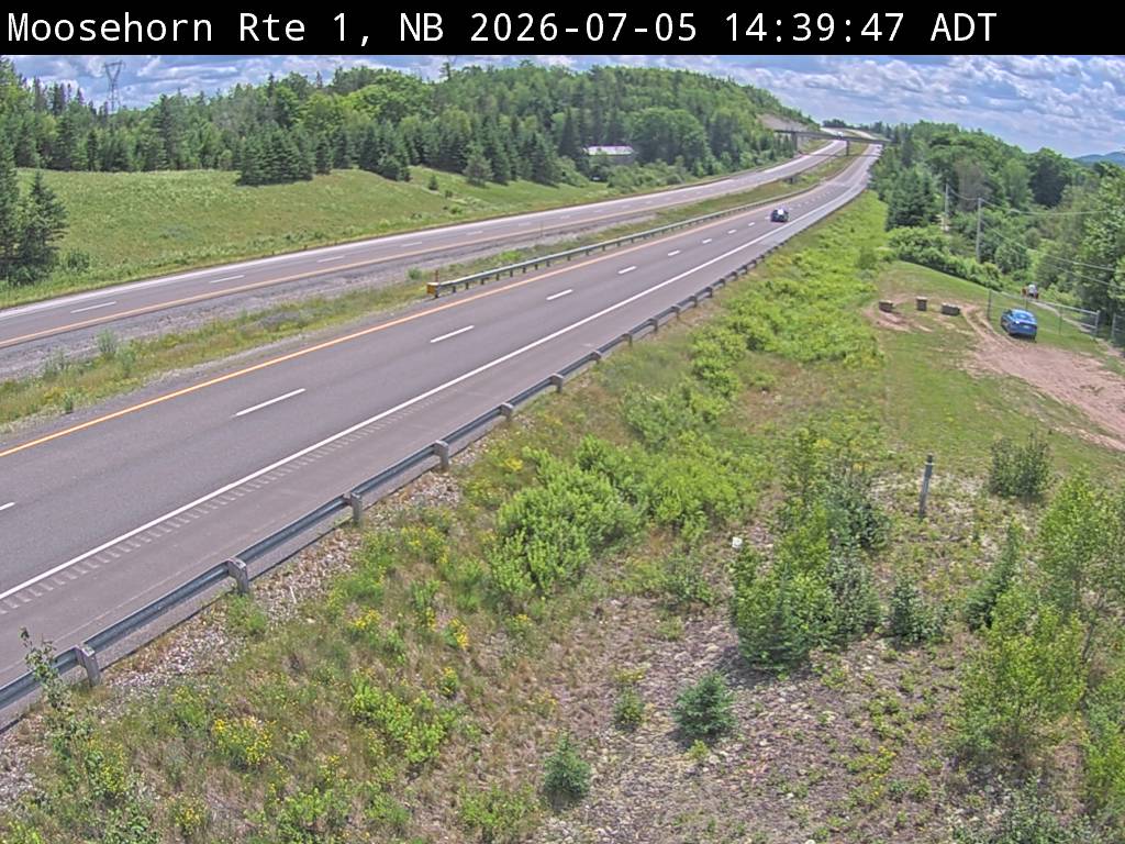 Web Cam image of Moosehorn Creek (NB Highway 1)