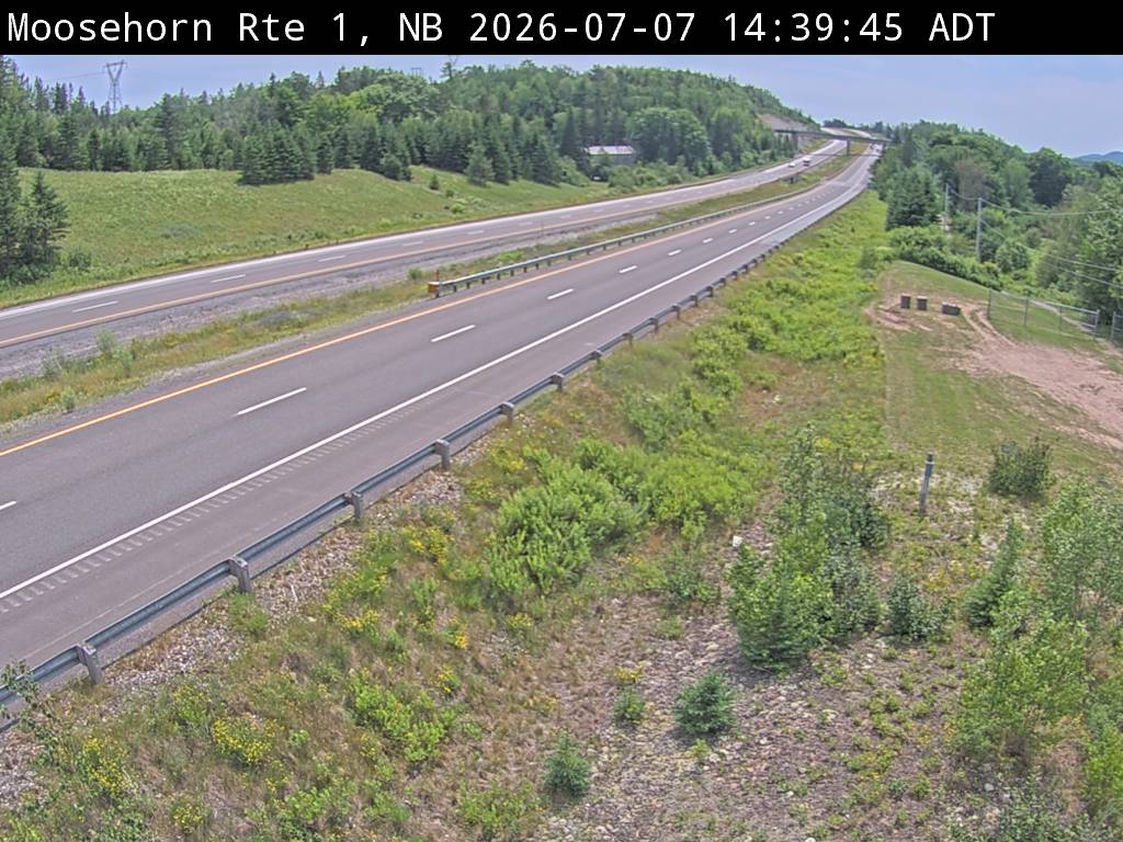 Web Cam image of Moosehorn Creek (NB Highway 1)
