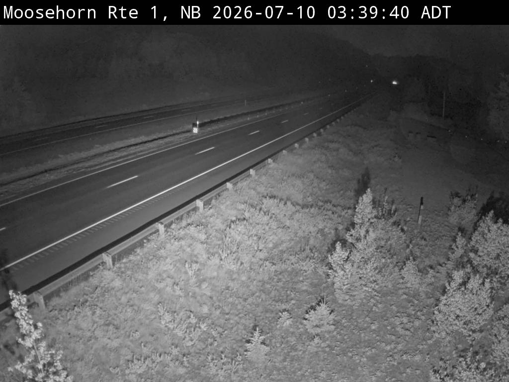 Web Cam image of Moosehorn Creek (NB Highway 1)
