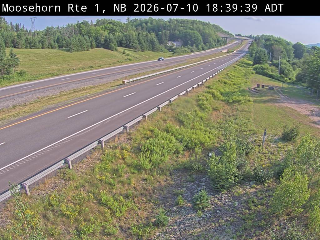 Web Cam image of Moosehorn Creek (NB Highway 1)