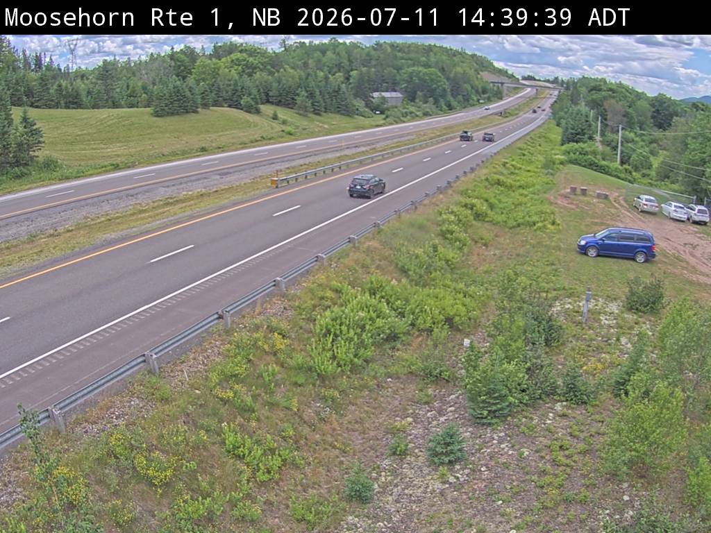 Web Cam image of Moosehorn Creek (NB Highway 1)