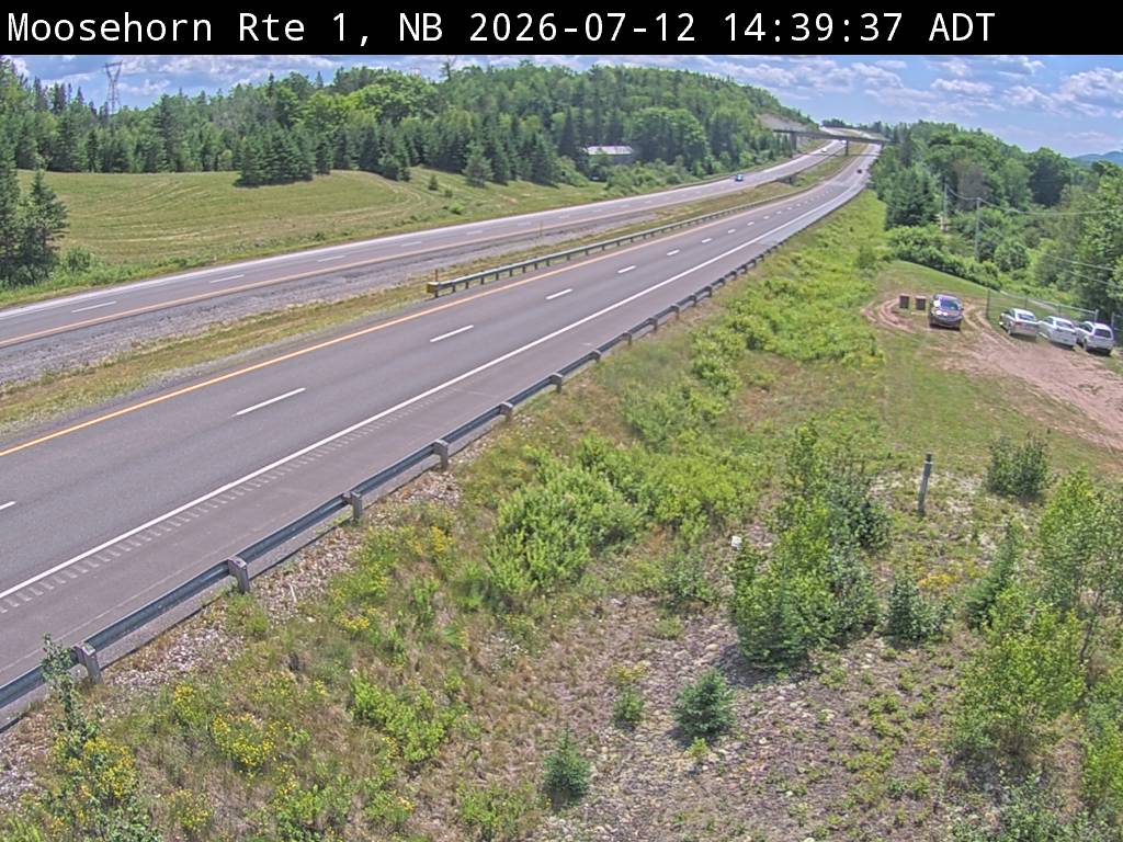 Web Cam image of Moosehorn Creek (NB Highway 1)
