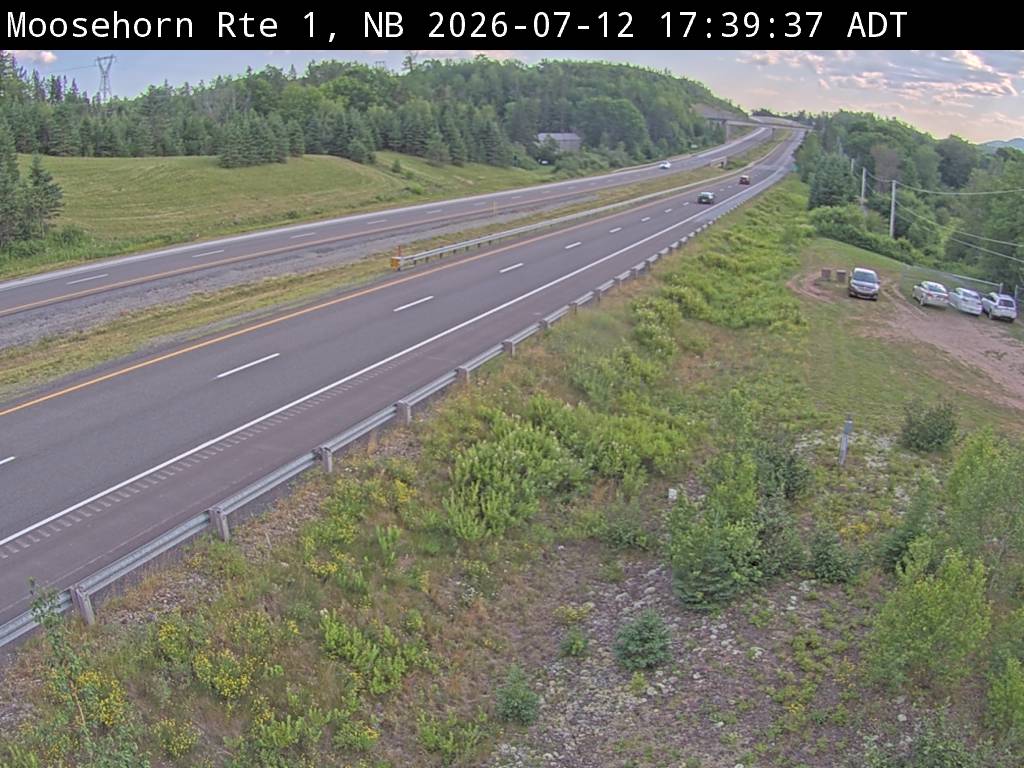 Web Cam image of Moosehorn Creek (NB Highway 1)