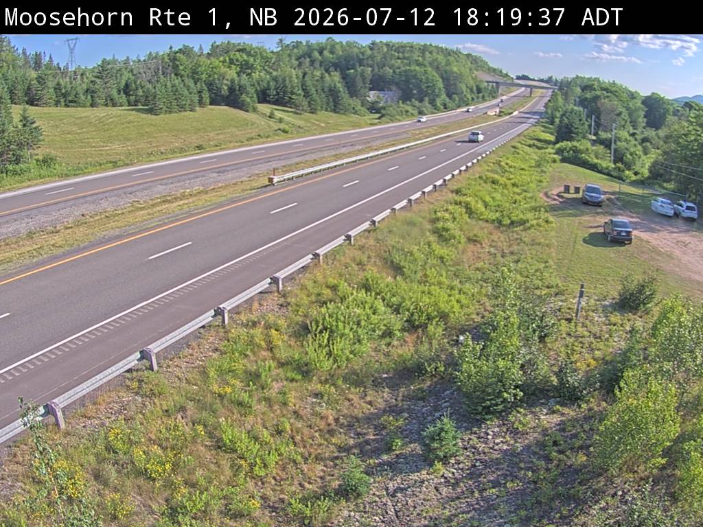 Web Cam image of Moosehorn Creek (NB Highway 1)