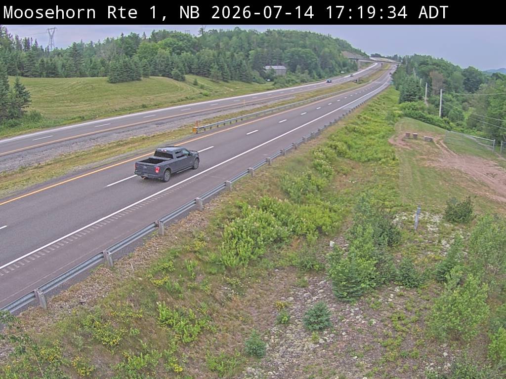 Web Cam image of Moosehorn Creek (NB Highway 1)