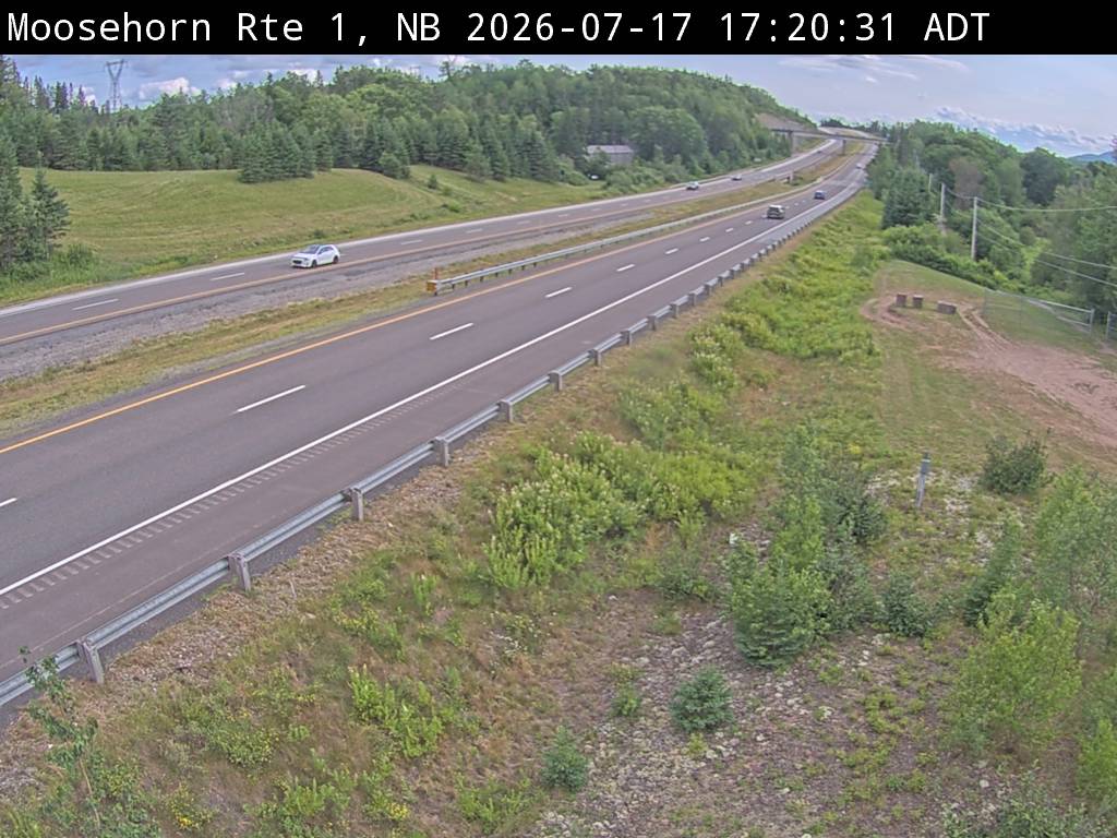 Web Cam image of Moosehorn Creek (NB Highway 1)