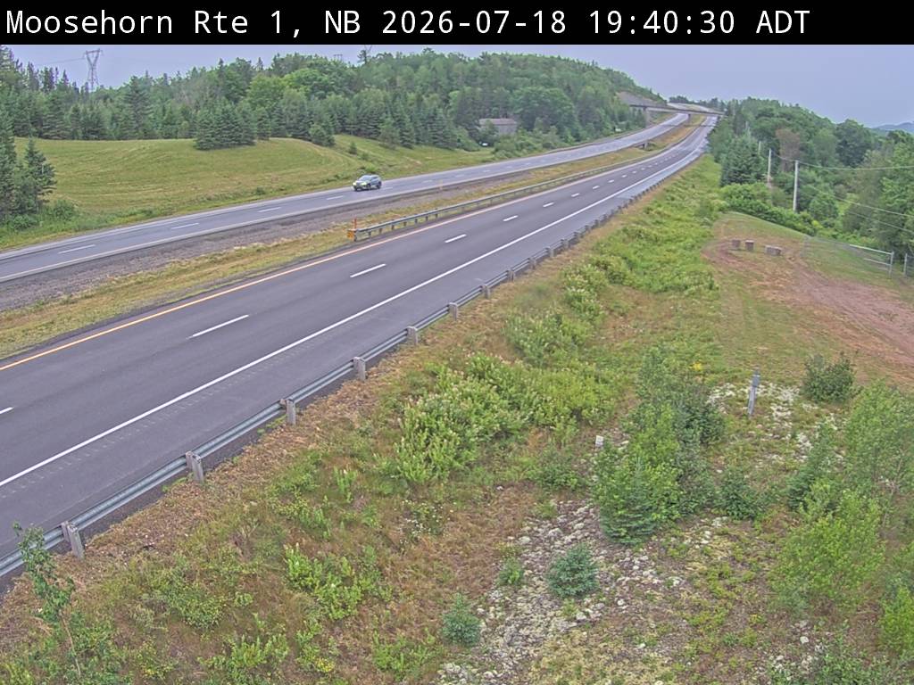 Web Cam image of Moosehorn Creek (NB Highway 1)