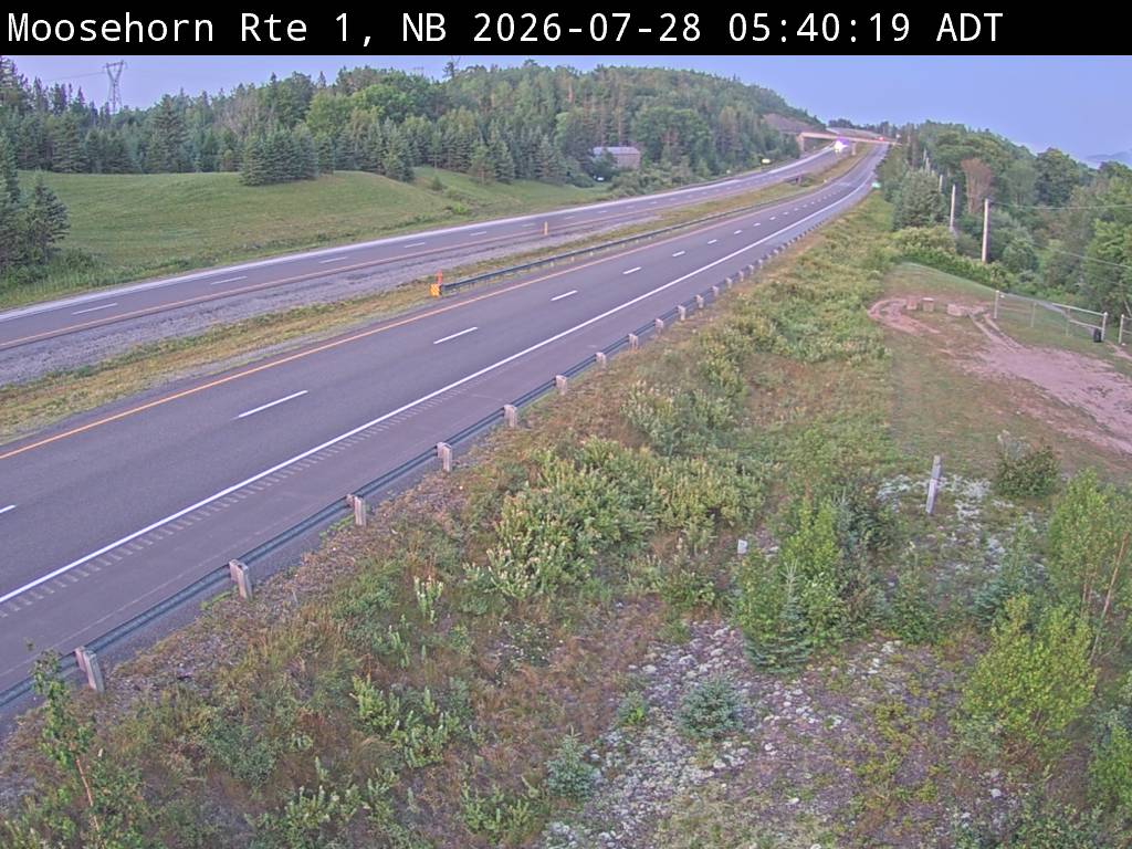 Web Cam image of Moosehorn Creek (NB Highway 1)