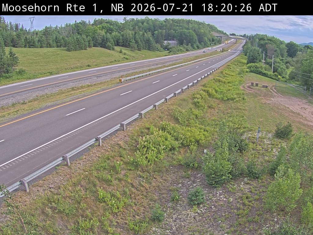 Web Cam image of Moosehorn Creek (NB Highway 1)