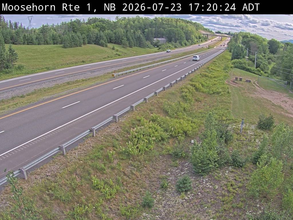 Web Cam image of Moosehorn Creek (NB Highway 1)