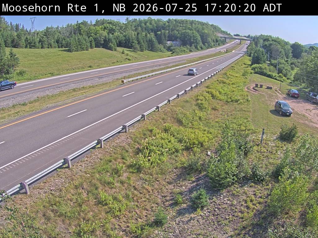 Web Cam image of Moosehorn Creek (NB Highway 1)