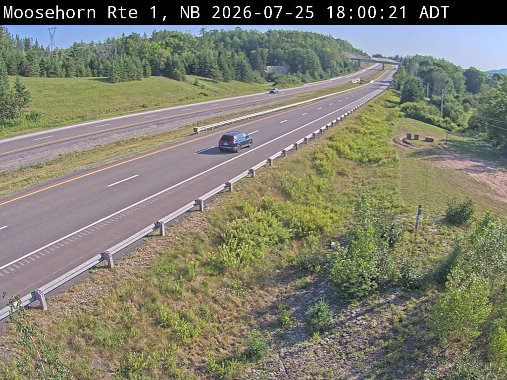 Web Cam image of Moosehorn Creek (NB Highway 1)