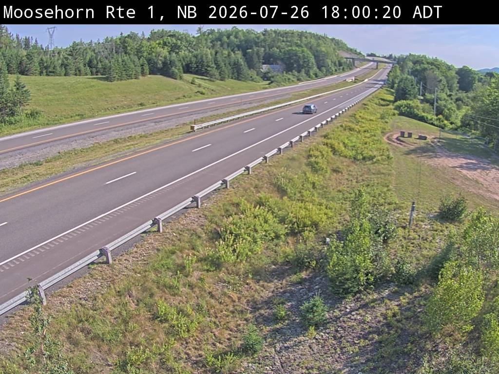 Web Cam image of Moosehorn Creek (NB Highway 1)