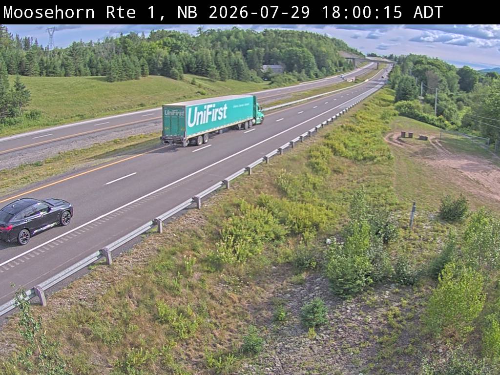 Web Cam image of Moosehorn Creek (NB Highway 1)