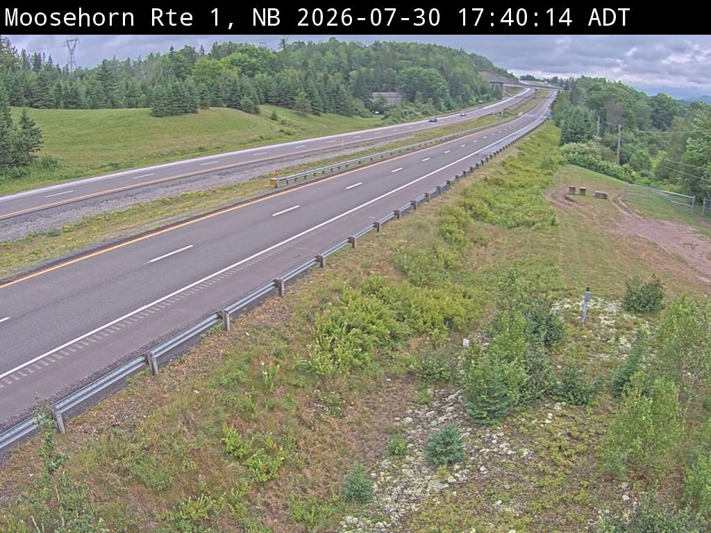 Web Cam image of Moosehorn Creek (NB Highway 1)