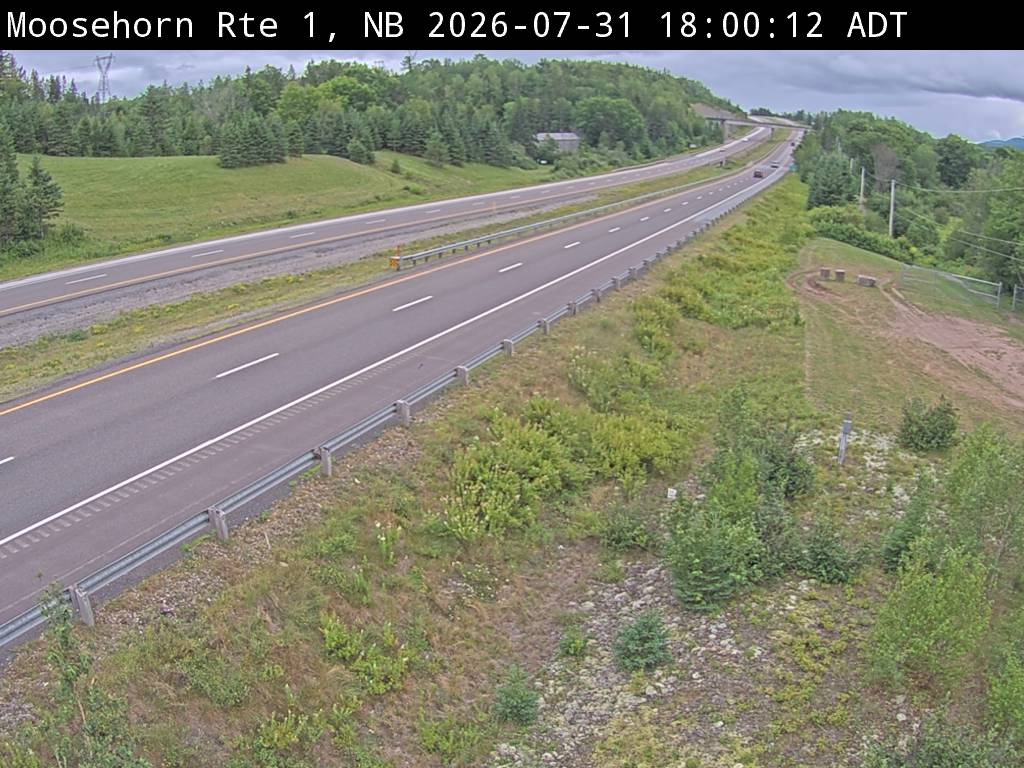 Web Cam image of Moosehorn Creek (NB Highway 1)