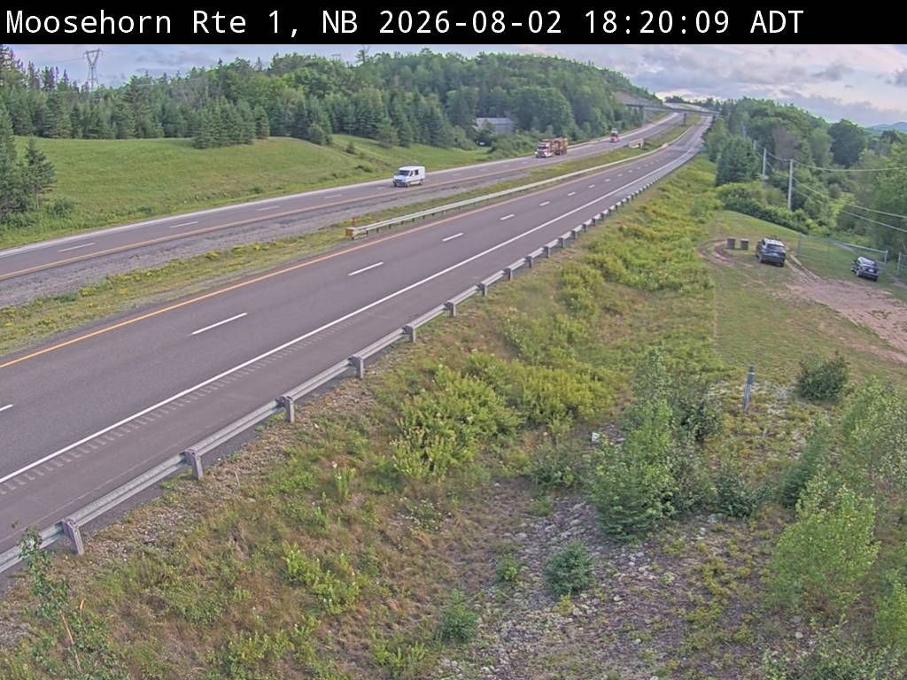 Web Cam image of Moosehorn Creek (NB Highway 1)