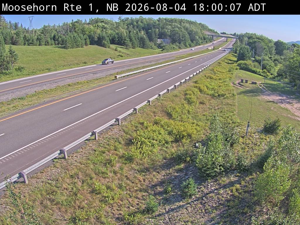 Web Cam image of Moosehorn Creek (NB Highway 1)