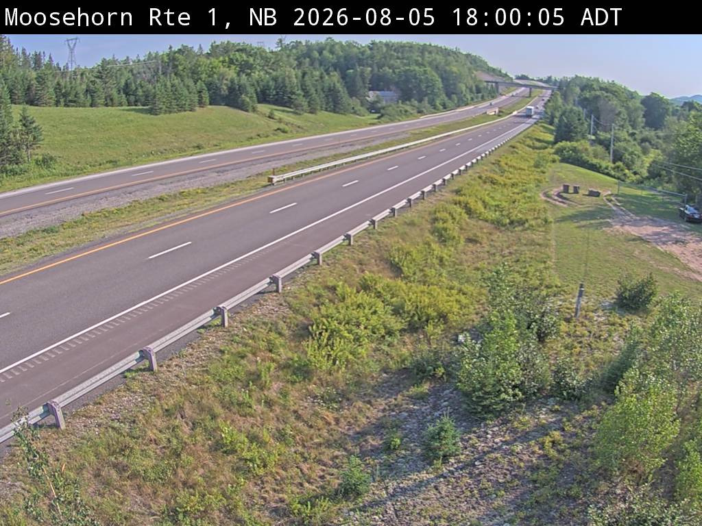 Web Cam image of Moosehorn Creek (NB Highway 1)