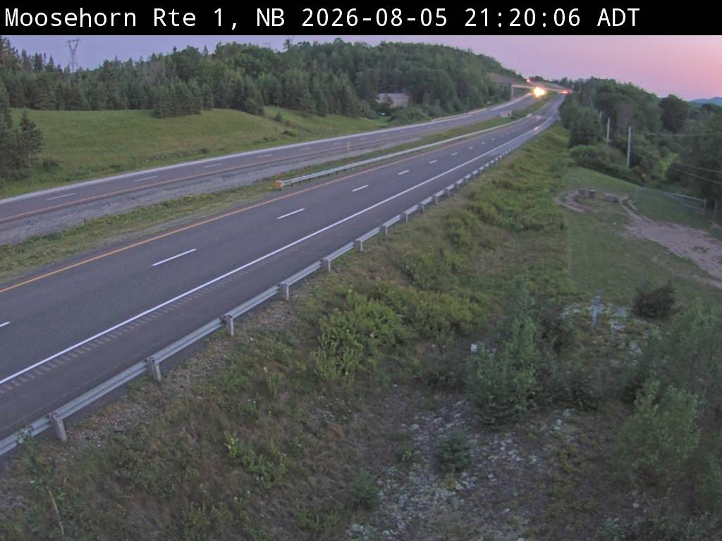 Web Cam image of Moosehorn Creek (NB Highway 1)