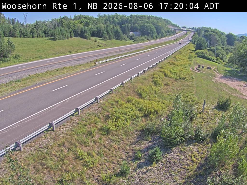 Web Cam image of Moosehorn Creek (NB Highway 1)