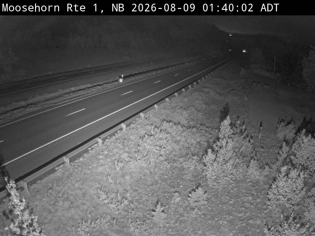 Web Cam image of Moosehorn Creek (NB Highway 1)