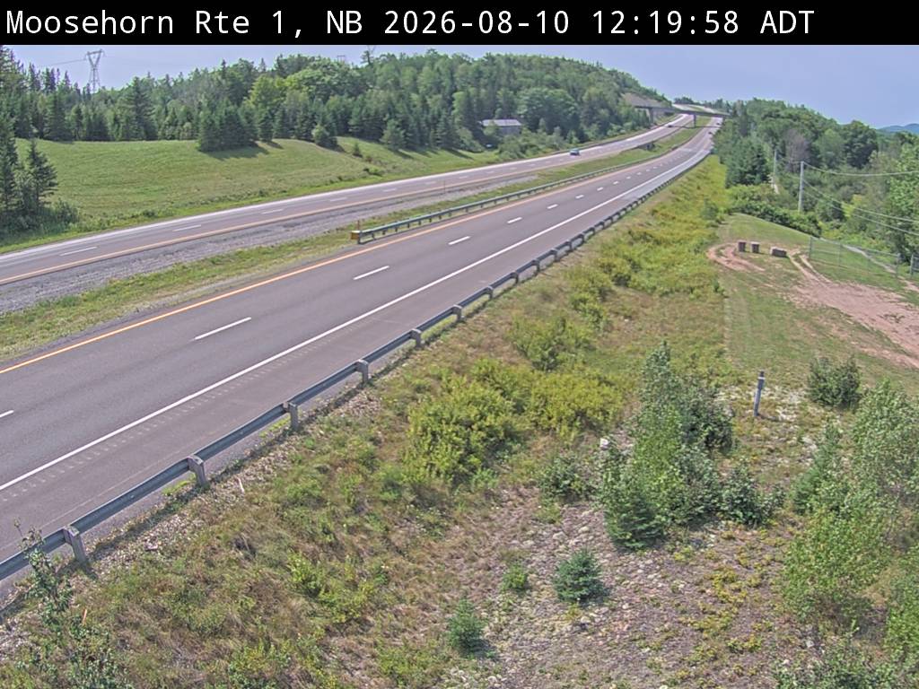 Web Cam image of Moosehorn Creek (NB Highway 1)