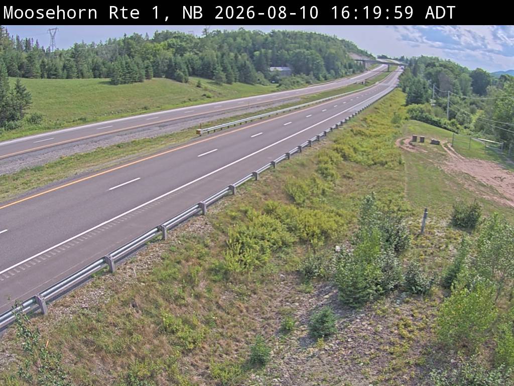 Web Cam image of Moosehorn Creek (NB Highway 1)