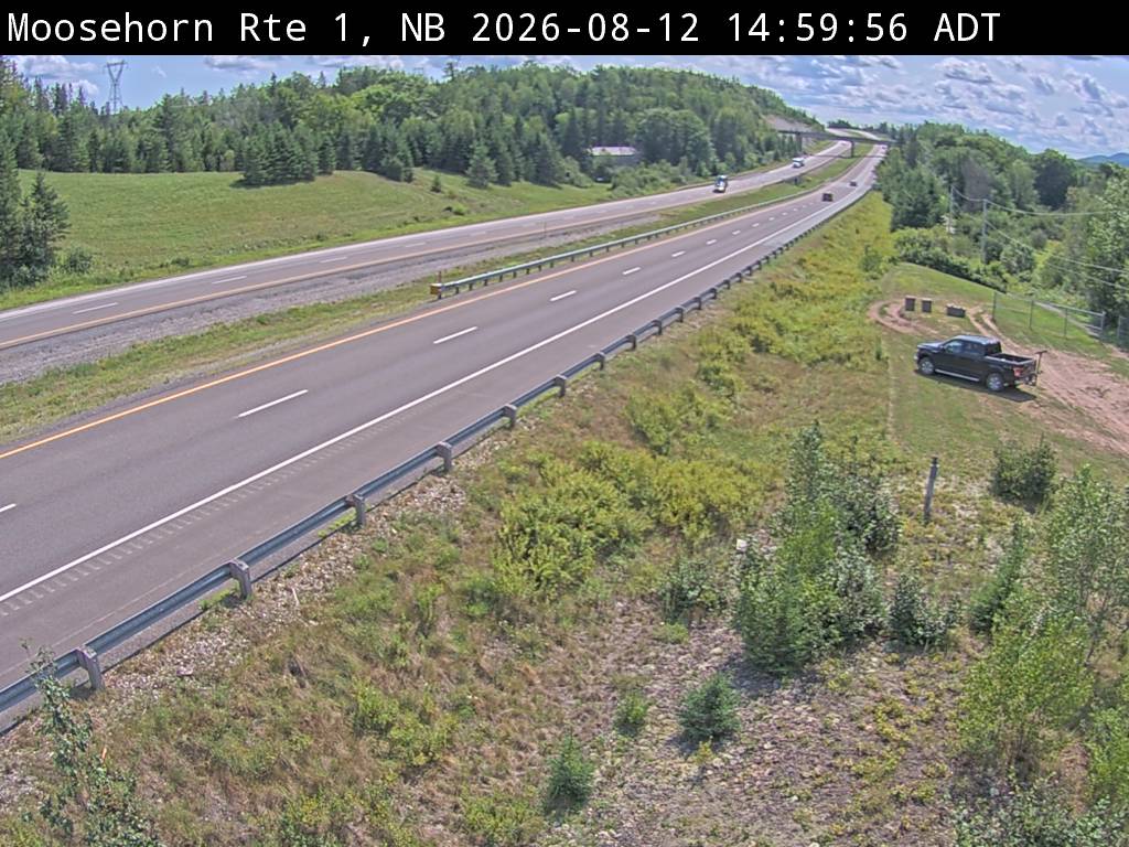 Web Cam image of Moosehorn Creek (NB Highway 1)