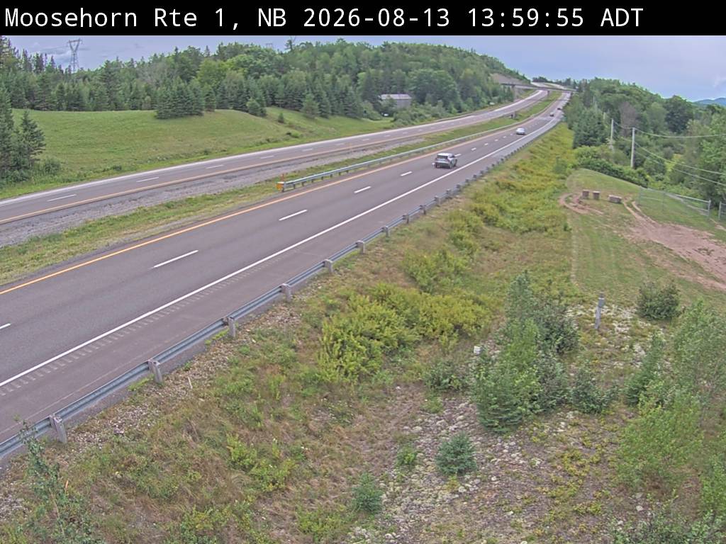 Web Cam image of Moosehorn Creek (NB Highway 1)