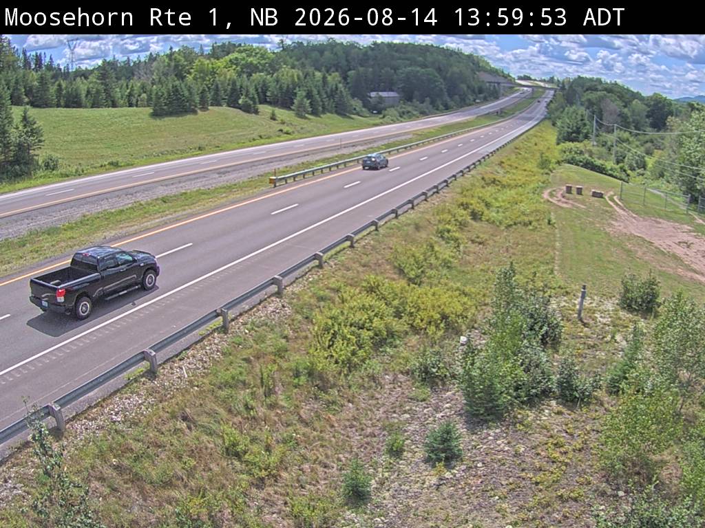 Web Cam image of Moosehorn Creek (NB Highway 1)