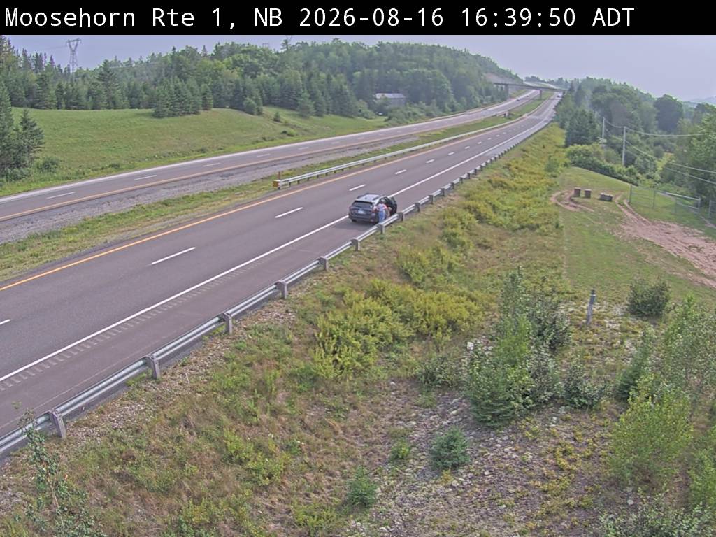Web Cam image of Moosehorn Creek (NB Highway 1)