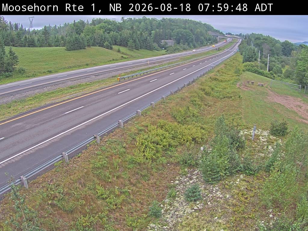 Web Cam image of Moosehorn Creek (NB Highway 1)