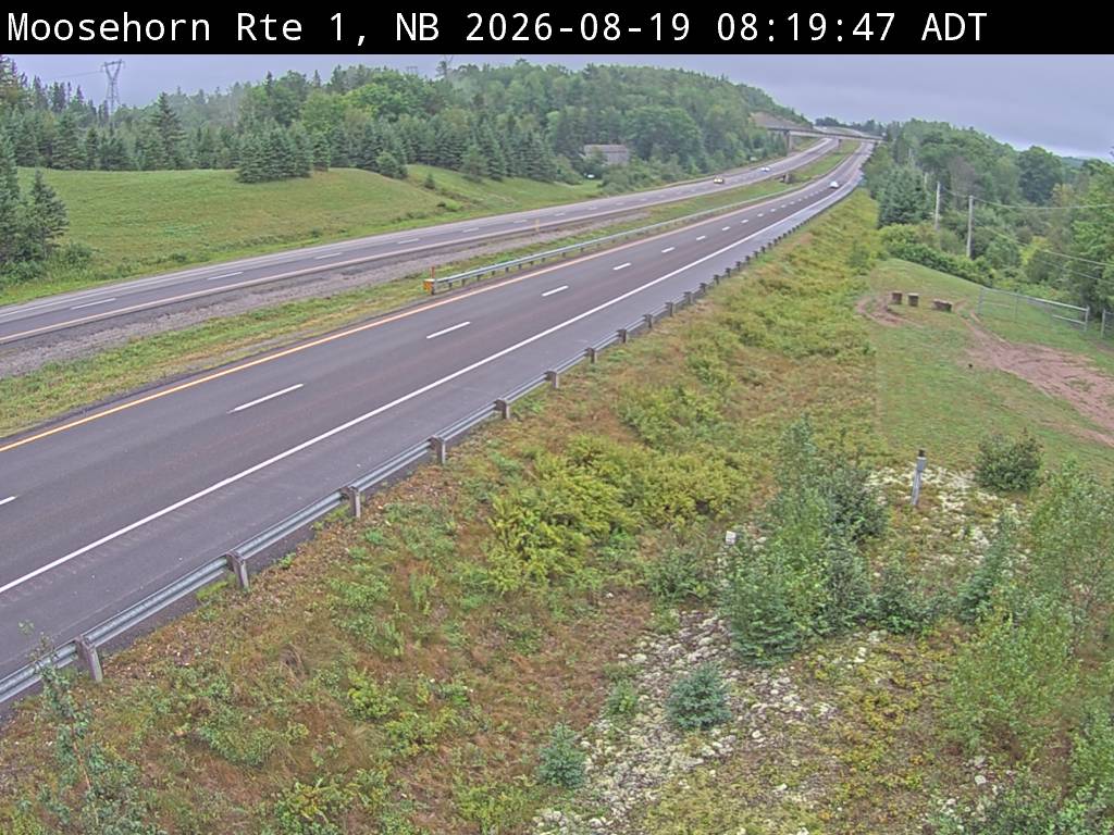 Web Cam image of Moosehorn Creek (NB Highway 1)