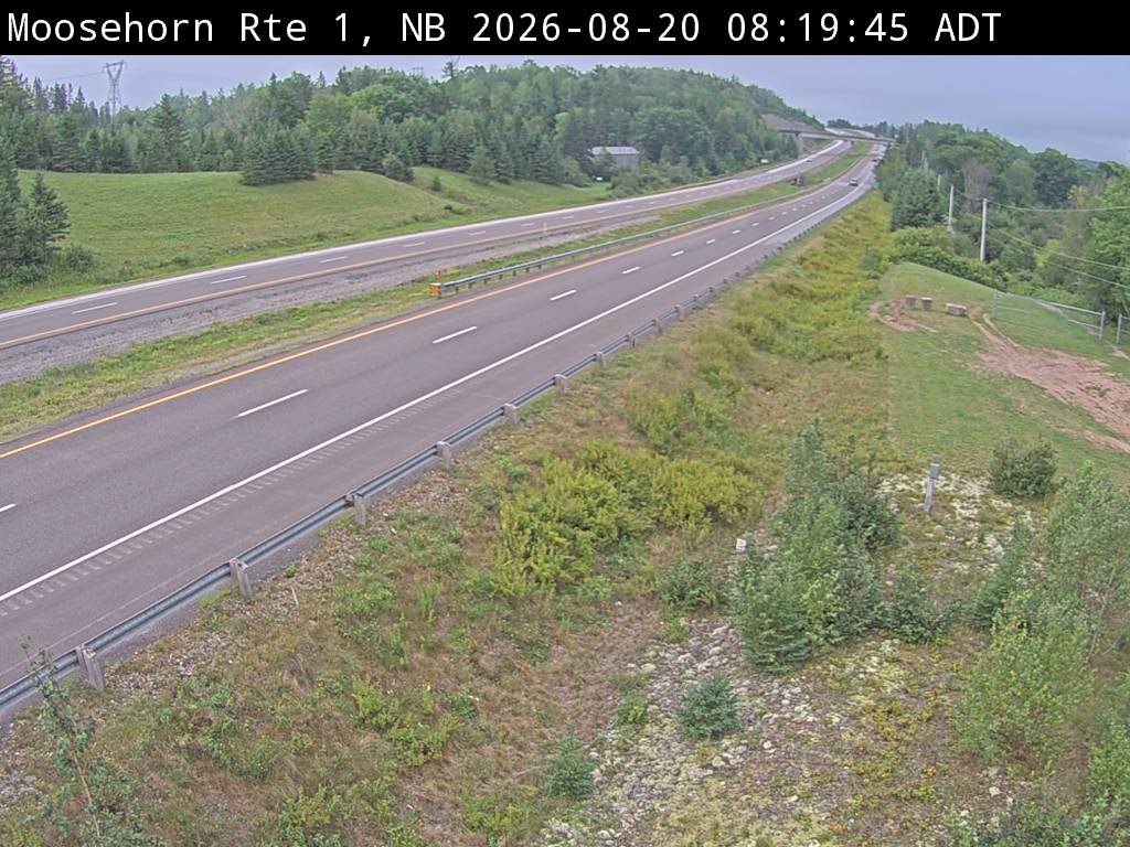 Web Cam image of Moosehorn Creek (NB Highway 1)