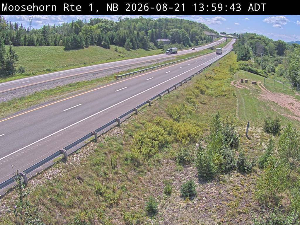 Web Cam image of Moosehorn Creek (NB Highway 1)