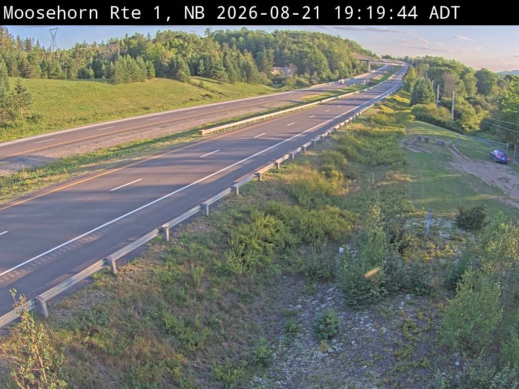 Web Cam image of Moosehorn Creek (NB Highway 1)