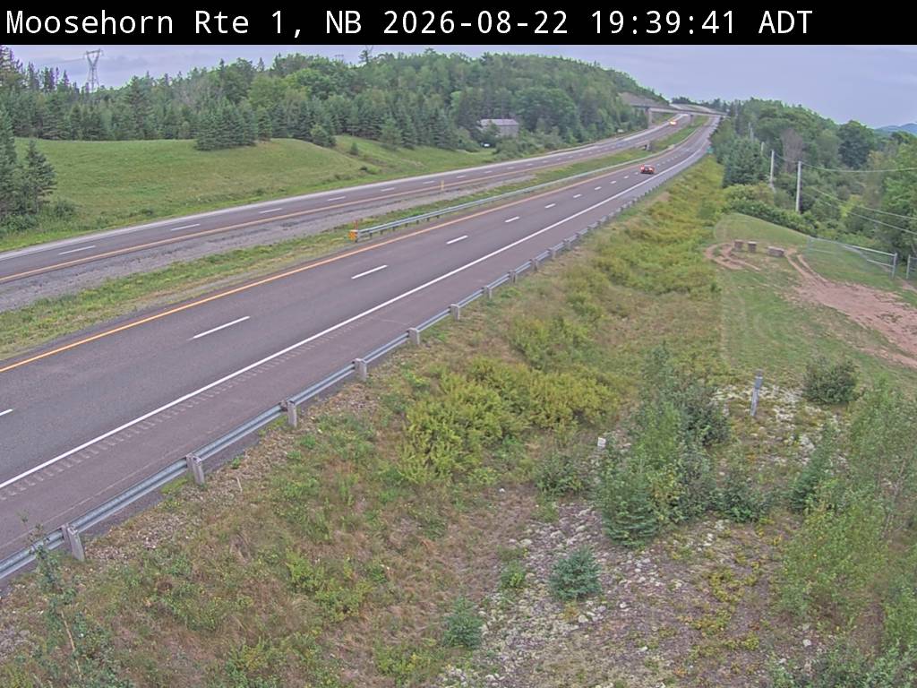 Web Cam image of Moosehorn Creek (NB Highway 1)