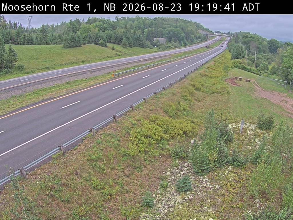 Web Cam image of Moosehorn Creek (NB Highway 1)