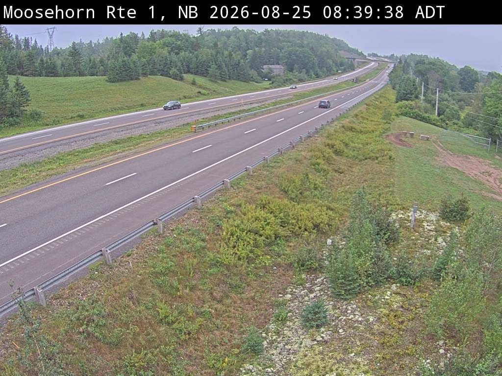 Web Cam image of Moosehorn Creek (NB Highway 1)
