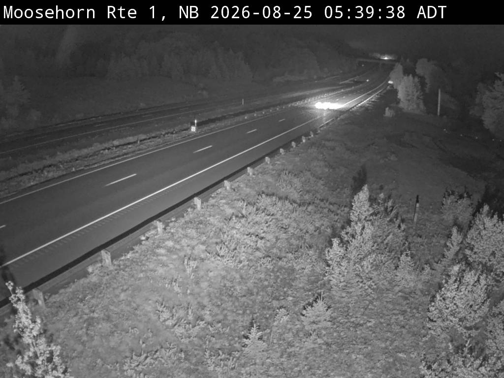 Web Cam image of Moosehorn Creek (NB Highway 1)