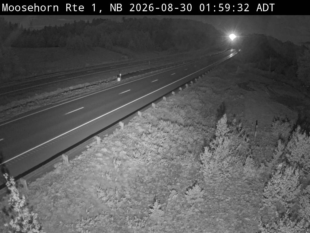 Web Cam image of Moosehorn Creek (NB Highway 1)