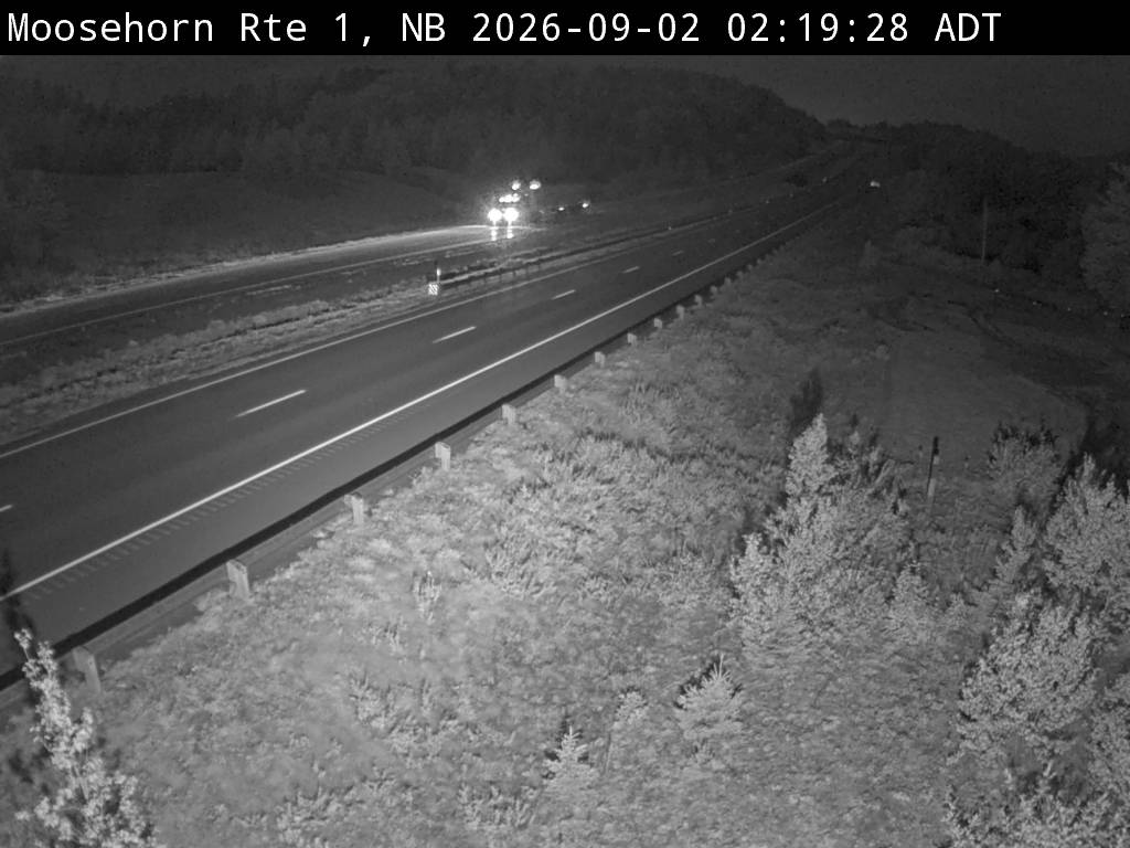 Web Cam image of Moosehorn Creek (NB Highway 1)