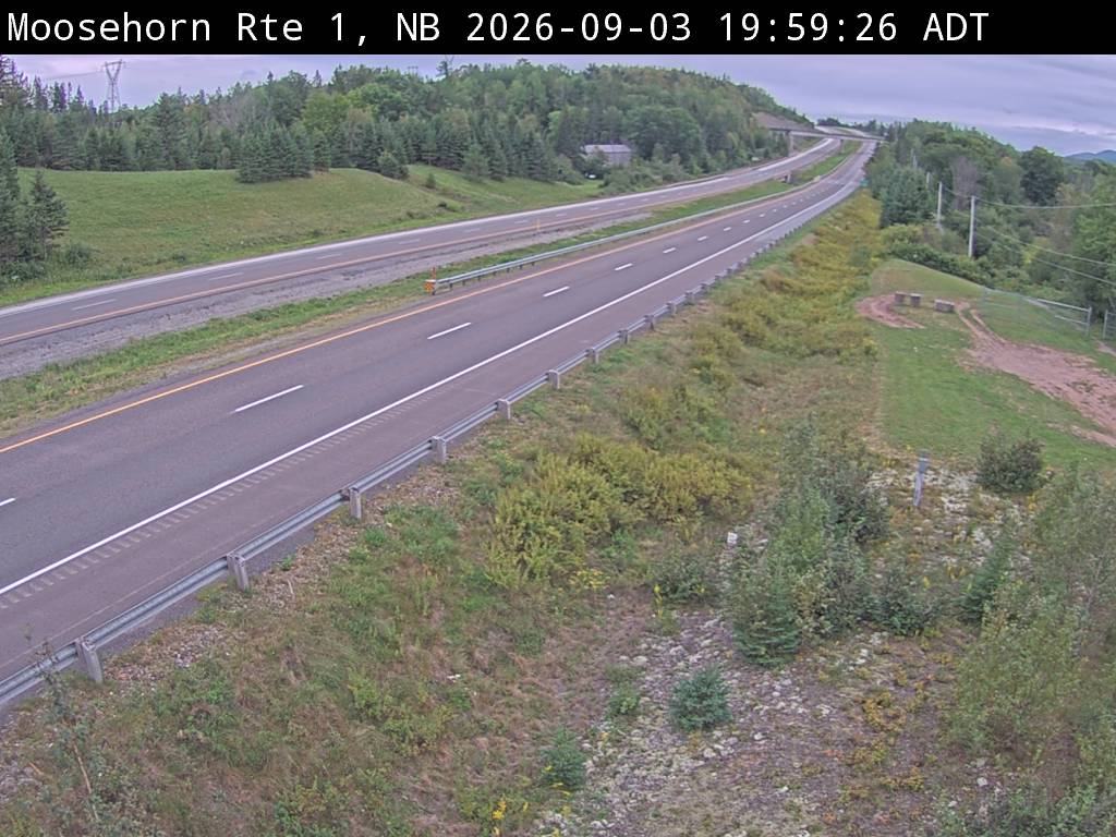 Web Cam image of Moosehorn Creek (NB Highway 1)